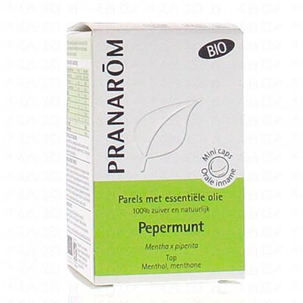 PRANAROM Perles huile essentielle de menthe poivr&eacute;e bio x60