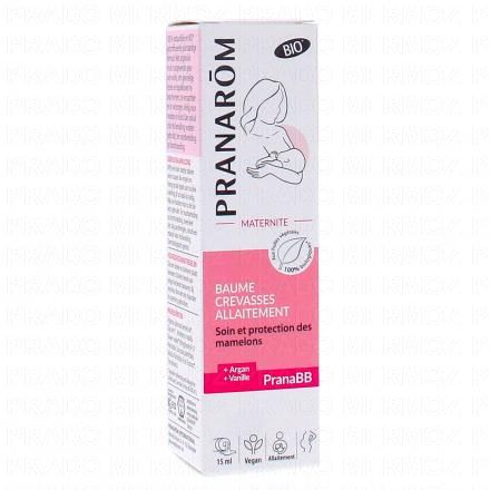 PRANAROM PranaBB Maternit&eacute; - Baume crevasses allaitement bio 15ml