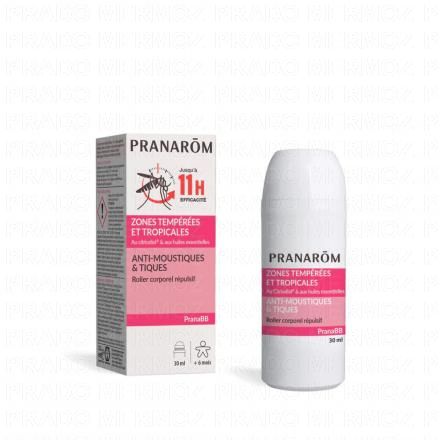 PRANAROM PranaBB - Roller anti-moustiques & tiques pour b&eacute;b&eacute;
