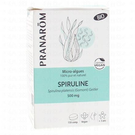 PRANAROM Spiruline Micro-algues 500ml boite de 150 comprim&eacute;s