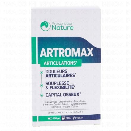 PRESCRIPTION NATURE Artromax (nouvelle formule en gélules) 120 gélules