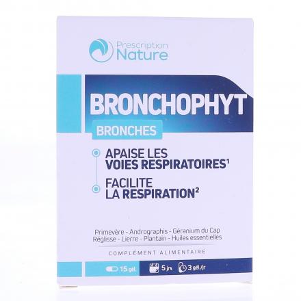 PRESCRIPTION NATURE Bronchophyt 15 comprim&eacute;s