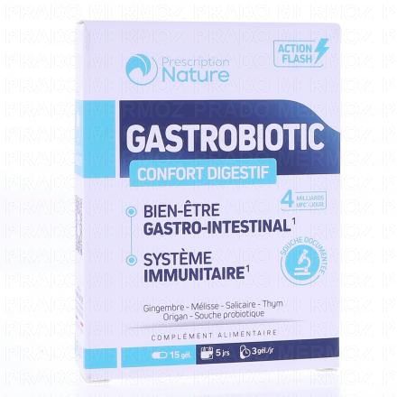 PRESCRIPTION NATURE Confort digestif Gastrobiotic x15 g&eacute;lules