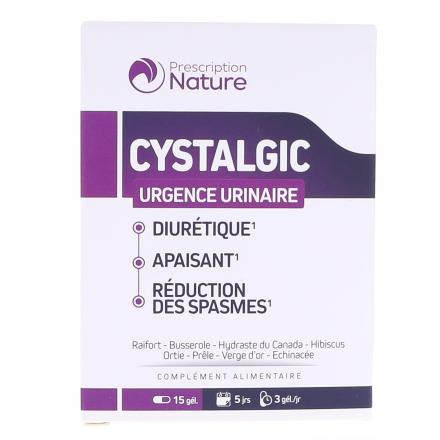 PRESCRIPTION NATURE Cystalgic 15 gélules