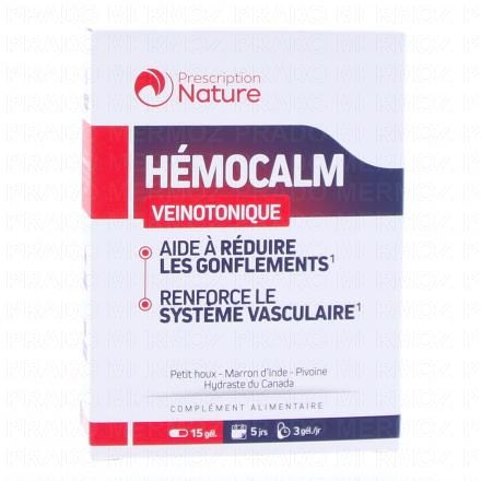 PRESCRIPTION NATURE Hemocalm 15 comprim&eacute;s