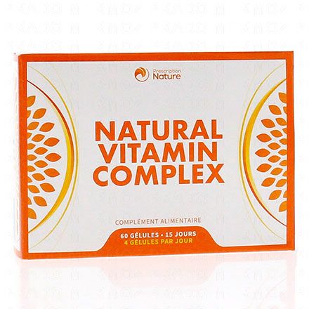 PRESCRIPTION NATURE Natural vitamin complex 60 gélules
