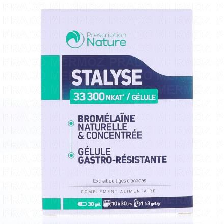 PRESCRIPTION NATURE Stalyse - 30 g&eacute;lules