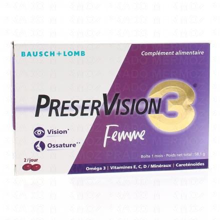 BAUSCH & LOMB Préservision - Femme boite 1 mois 58,1g