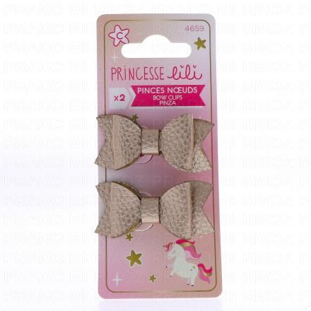 PRINCESSE LILI Pinces N&oelig;uds x2