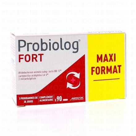 PROBIOLOG Fort bo&icirc;te (90 g&eacute;lules)
