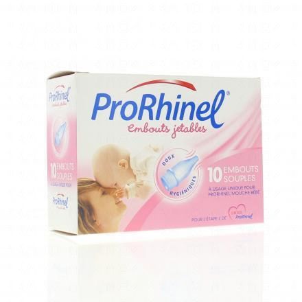 PRORHINEL Embout nasal b&eacute;b&eacute; bo&icirc;te x10