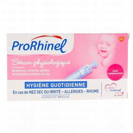 PRORHINEL Sérum physiologique hygiène quotidienne 5ml x30