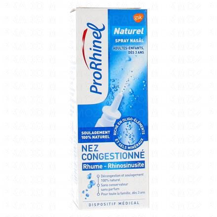 PRORHINEL Spray nasal naturel nez congestionné 20ml