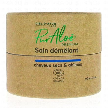 PUR ALOE Soin d&eacute;m&ecirc;lant cheveux secs et abim&eacute;s bio 100ml