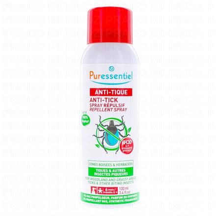 PURESSENTIEL Anti-Pique - Spray Répulsif Anti-Tique 100ml