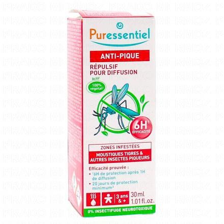 PURESSENTIEL Anti pique r&eacute;pulsif pour diffusion Flacon 30ml