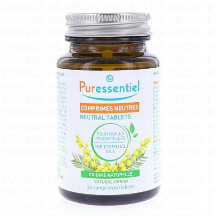 PURESSENTIEL Comprim&eacute;s neutres pour les huiles essentielles 30 comprim&eacute;s
