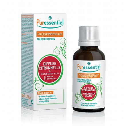 PURESSENTIEL Diffuse citronelle complexe pour diffuseur flacon 30ml