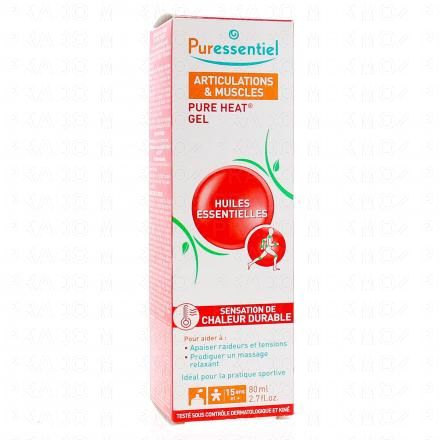 PURESSENTIEL Gel Pure heat articulations et muscles tube 80ml