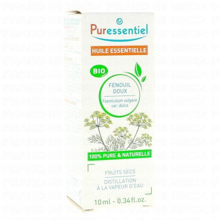 PURESSENTIEL Huile Essentielle Fenouil Doux Bio 10ml