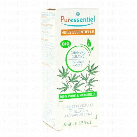 PURESSENTIEL Huile essentielle chanvre cultiv&eacute; bio 5ml