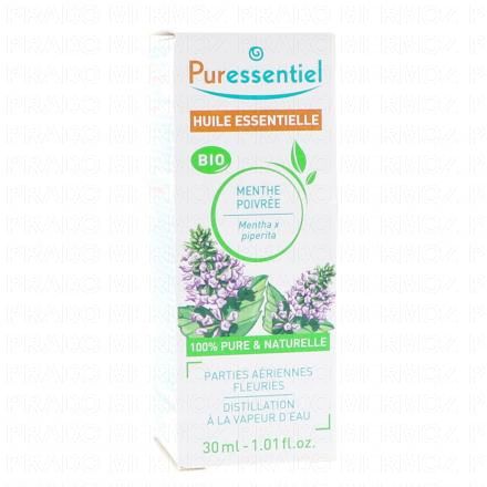 PURESSENTIEL Huile essentielle menthe poivr&eacute;e bio flacon 30ml