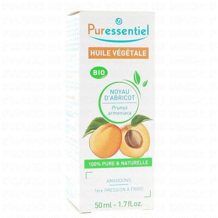 PURESSENTIEL Huile végétale Noyau d'Abricot bio (50ml)