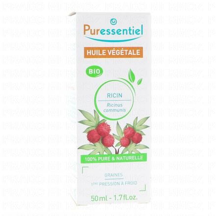 PURESSENTIEL Huile v&eacute;g&eacute;tale ricin bio 50ml