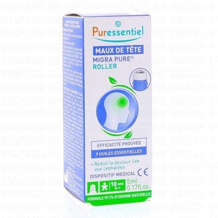 PURESSENTIEL Migra Pure Roller Maux de T&ecirc;te 5ml