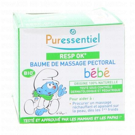 PURESSENTIEL Resp ok Baume de massage pectoral b&eacute;b&eacute; pot 30ml