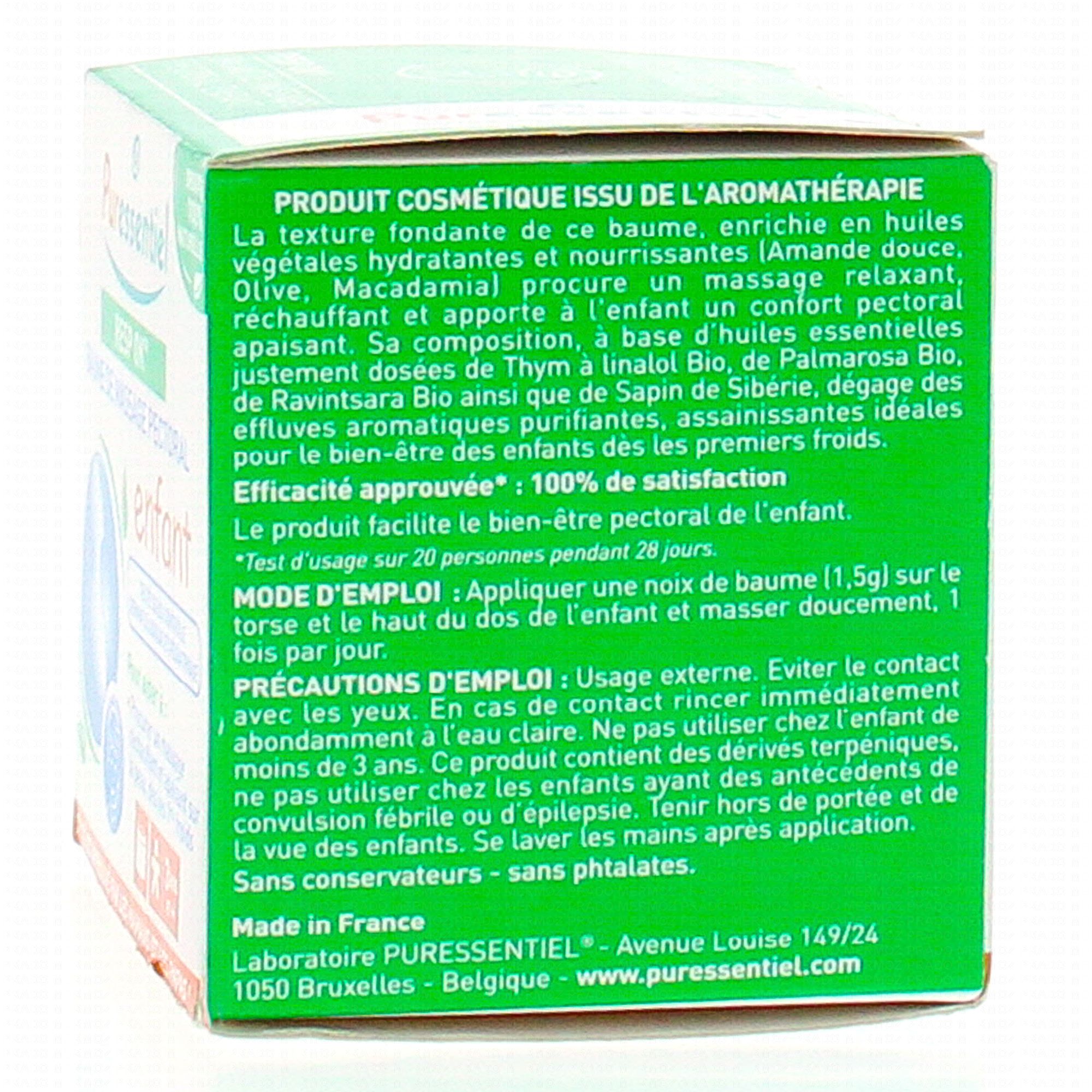 PURESSENTIEL - Bébé - Resp OK - Baume de Massage Pectoral - 60ml