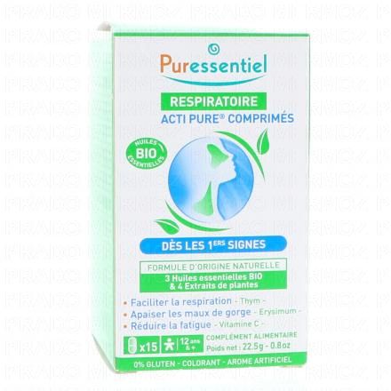PURESSENTIEL Respiratoire - Sinus Express 15 Comprim&eacute;s