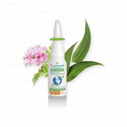 PURESSENTIEL Respiratoire Spray nasal décongestionnant 30ml