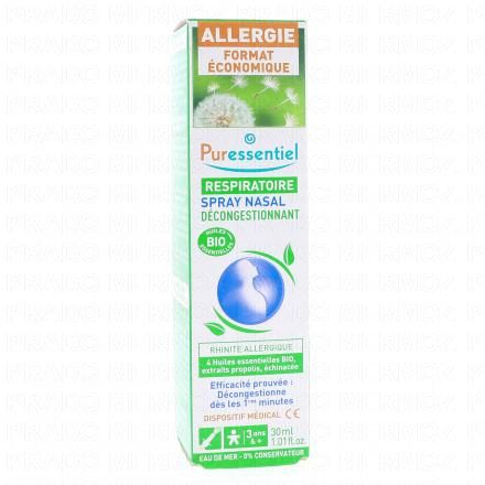 PURESSENTIEL Respiratoire Spray nasal décongestionnant flacon 30ml
