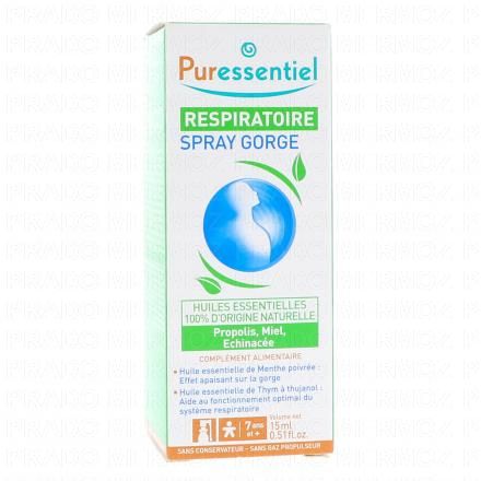 PURESSENTIEL Respiratoire spray gorge