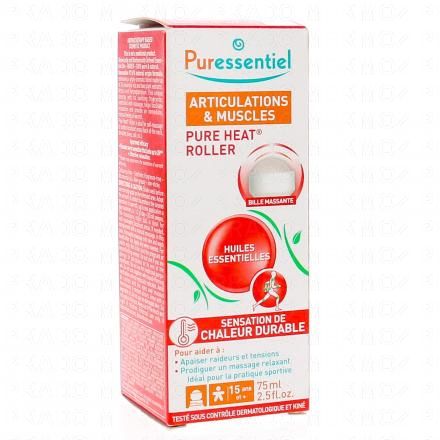 PURESSENTIEL Roller Pure Heat articulations et muscles roll-on 75mL