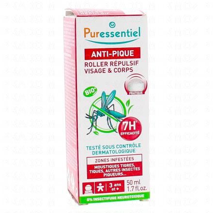 PURESSENTIEL Roller r&eacute;pulsif Anti-pique 50ml