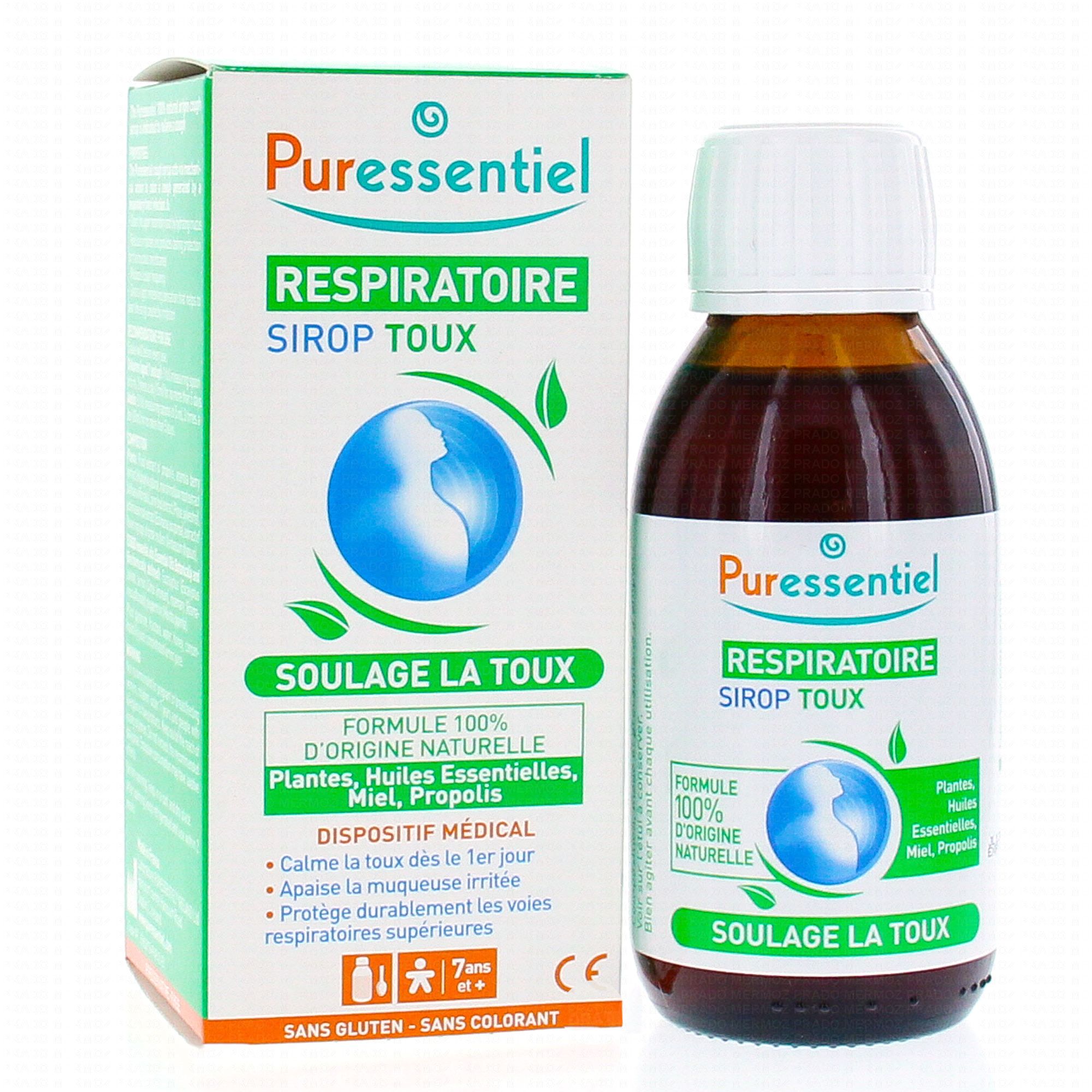 PURESSENTIEL Sirop toux respiratoire 125ml - Pharmacie Prado Mermoz