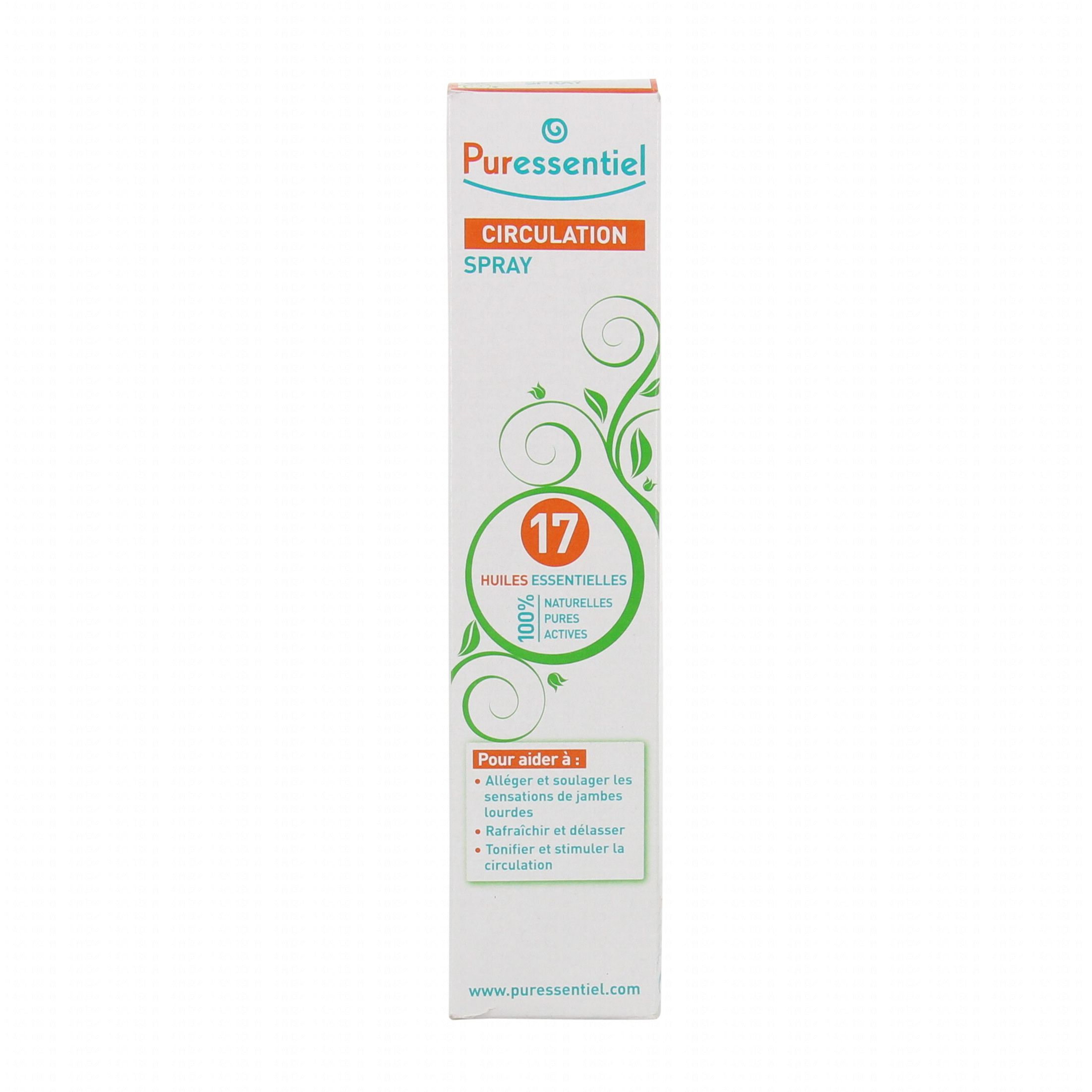 PURESSENTIEL Spray circulation aux 17 huiles essentielles vaporisateur 100ml