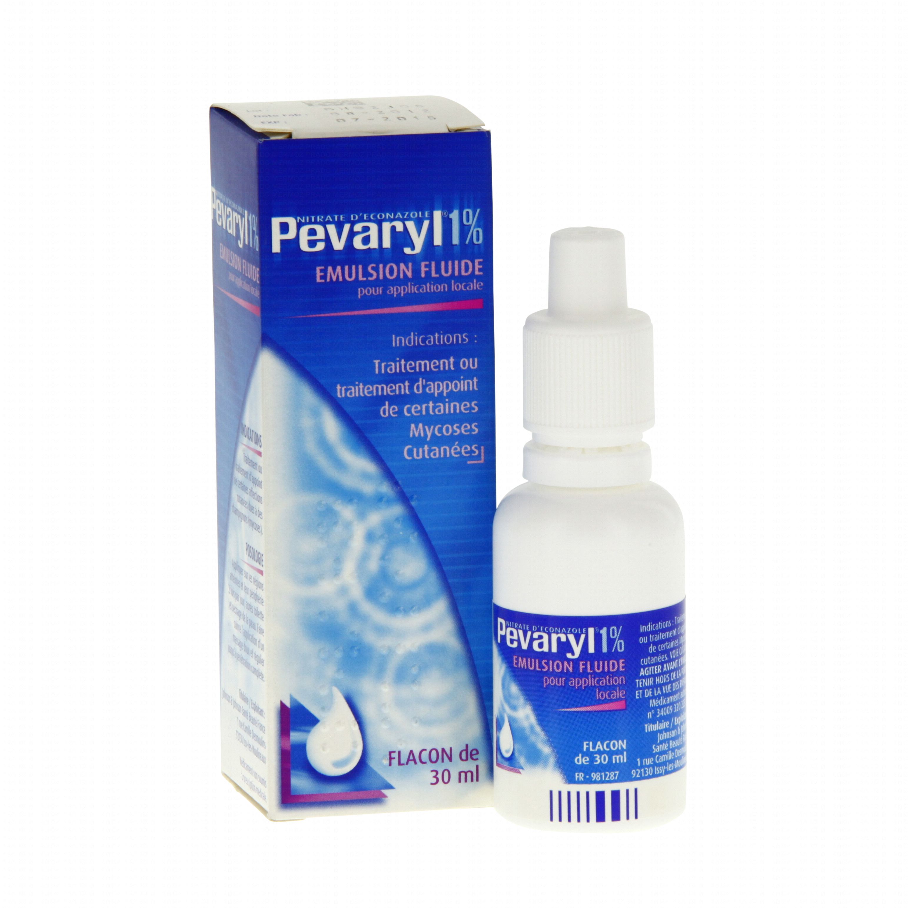 Pevaryl 1 pour cent flacon de 30 ml Janssencilag (médicament conseil