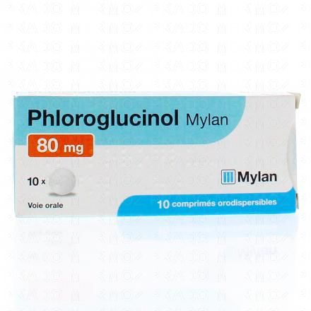 PHLOROGLUCINOL 10 comprim&eacute;s orodispersibles 80mg MYLAN