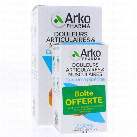 ARKOPHARMA Arkogelules - Curcuma / Pip&eacute;rine (130 g&eacute;lules + 40 g&eacute;lules offertes)