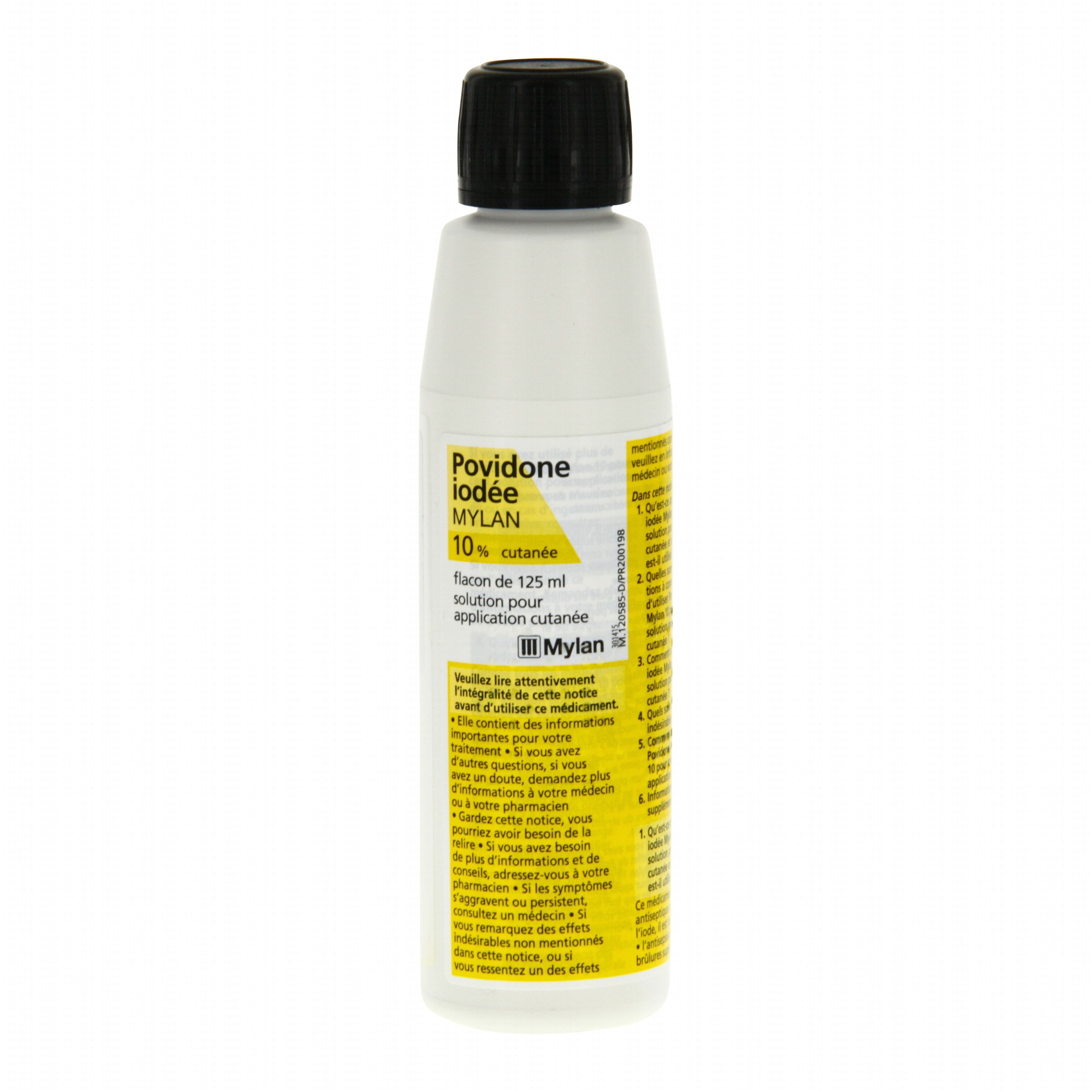 MYLAN Povidone iodée 10 pour cent flacon de 125 ml - Médicament conseil ...