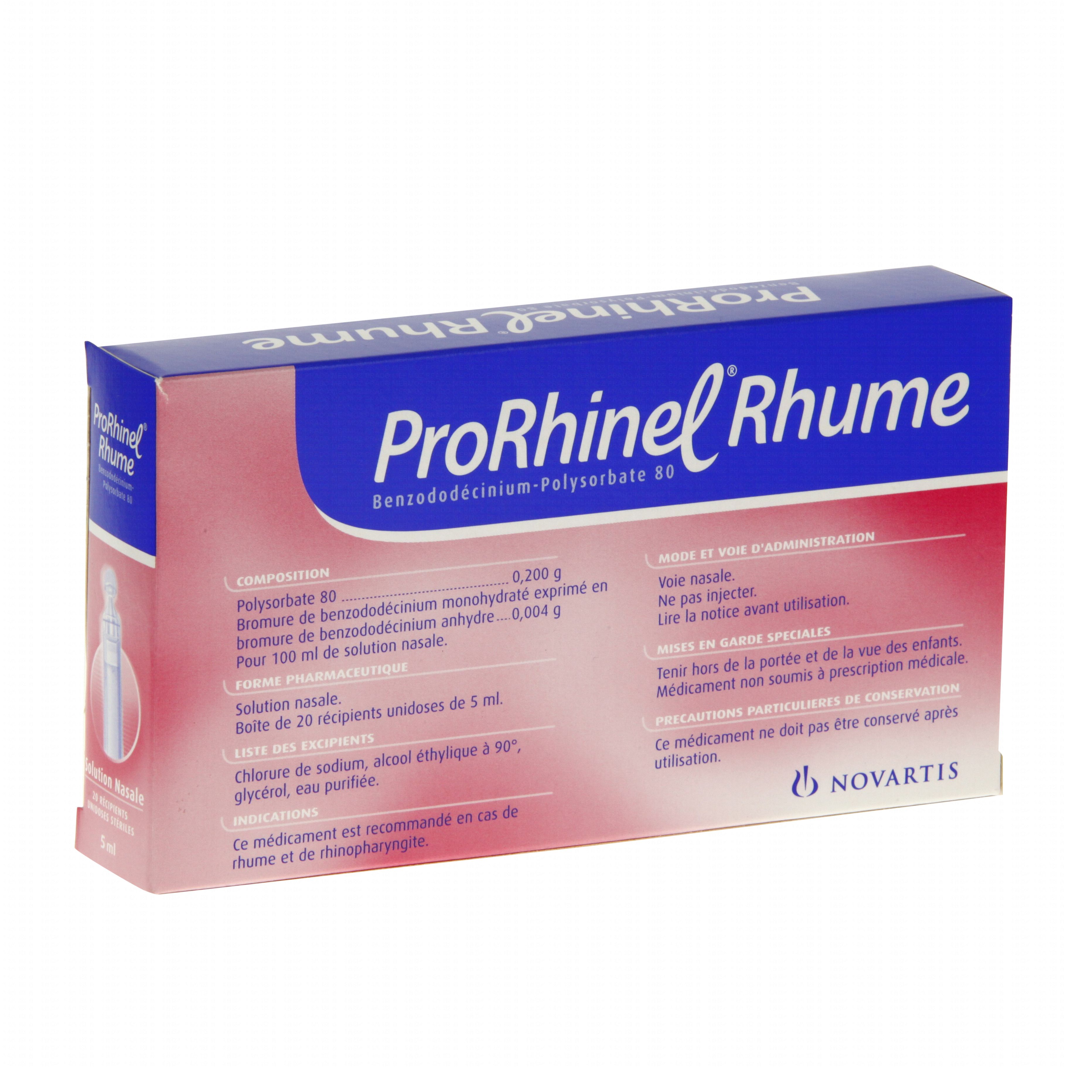 PRORHINEL Spray nasal naturel nez congestionné 20ml - Pharmacie Prado Mermoz