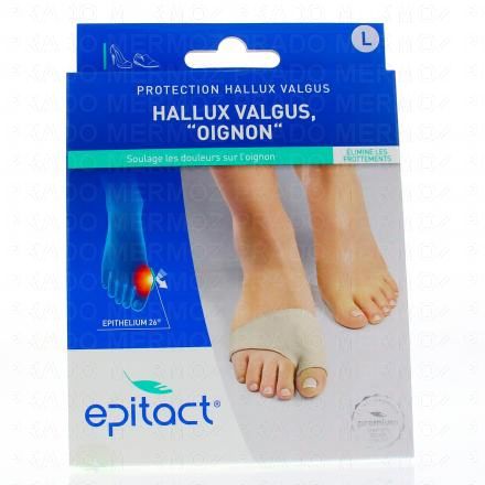 EPITACT Protection hallux valgus &agrave; l'epithelium 26 (grand mod&egrave;le 12 cm)
