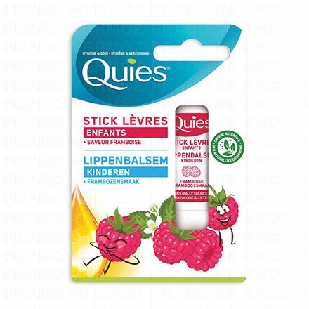 QUIES Stick l&egrave;vres framboise 4,5g