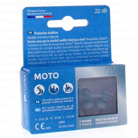 QUIES Specific - Protection auditive Moto x1paire