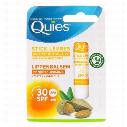 QUIES Stick L&egrave;vres Protection Solaire SPF30 4,5g