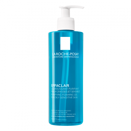 LA ROCHE-POSAY Effaclar - Gel moussant purifiant sans savon peau grasse (400ml)