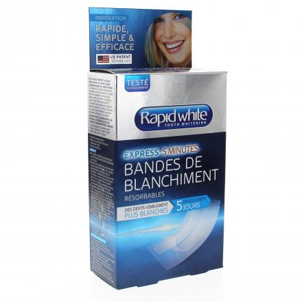 RAPID WHITE Bandes de blanchiment r&eacute;sorbables